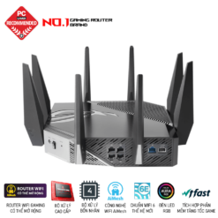 ASUS ROG Rapture GT-AXE11000 WiFi Gaming Router - Tri-Band 10 Gigabit, Wifi 6E, 1.8GHz Quad-Core processor, 2.5G LAN/WAN Port 8 GT AXE11000 pic 3