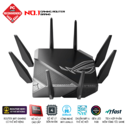 ASUS ROG Rapture GT-AXE11000 WiFi Gaming Router - Tri-Band 10 Gigabit, Wifi 6E, 1.8GHz Quad-Core processor, 2.5G LAN/WAN Port 10 GT AXE11000 pic 6