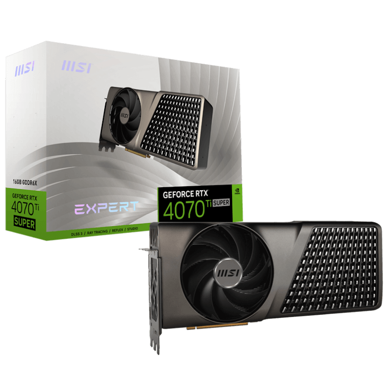 MSI GeForce RTX 4070Ti SUPER 16G EXPERT Graphics Card 53 GeForce RTX™ 4070 Ti SUPER 16G EXPERT pic 5