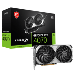 MSI GeForce RTX 4070 VENTUS 2X E1 12G OC Graphics Card