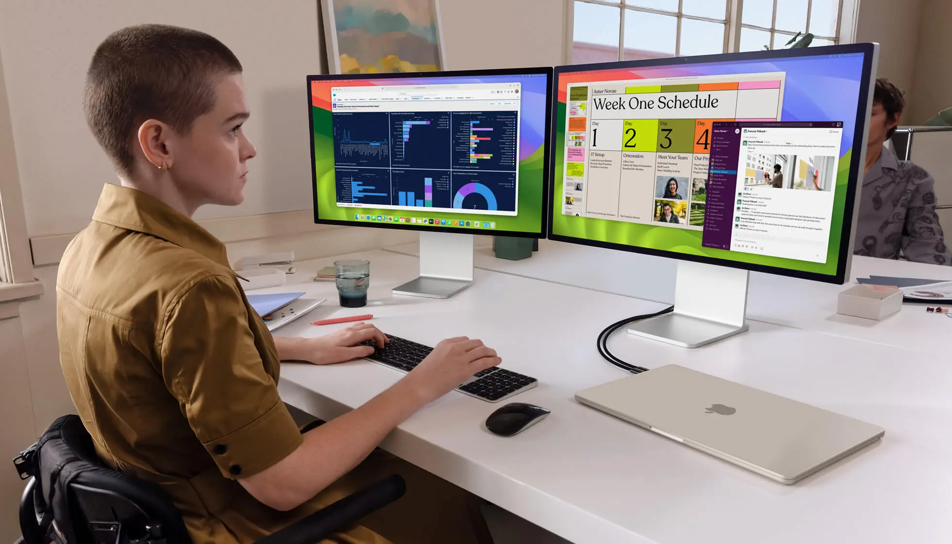 Apple MacBook Air M2 2024 10GPU Space Grey (Z15S006J7) Laptop - Apple M2 Chip (8C CPU, 10C GPU 16C Neural Engine), 16GB RAM, 256GB SSD, 13.6" Liquid Retina (2560x1664), USB-C 30W 19 Macbook air lifestyle 3