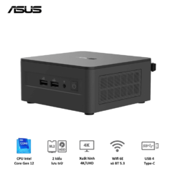 ASUS NUC 12 PRO Tall miniPC (RNUC12WSHI300001I) - Intel Core i3-1220P, Intel® UHD Graphics, Intel® Wi-Fi 6E AX211 (Gig+), Bluetooth 5.3, Thunderbolt 4 Type-C + DisplayPort 1.4 , HDMI 2.1, Adapter included 11 NUC 12 Pro Tall RNUC12WSHI300000I pic 2