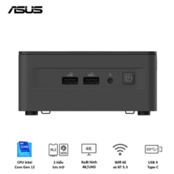 ASUS NUC 12 PRO Tall miniPC (RNUC12WSHI300001I) - Intel Core i3-1220P, Intel® UHD Graphics, Intel® Wi-Fi 6E AX211 (Gig+), Bluetooth 5.3, Thunderbolt 4 Type-C + DisplayPort 1.4 , HDMI 2.1, Adapter included 14 NUC 12 Pro Tall RNUC12WSHI300000I pic 4