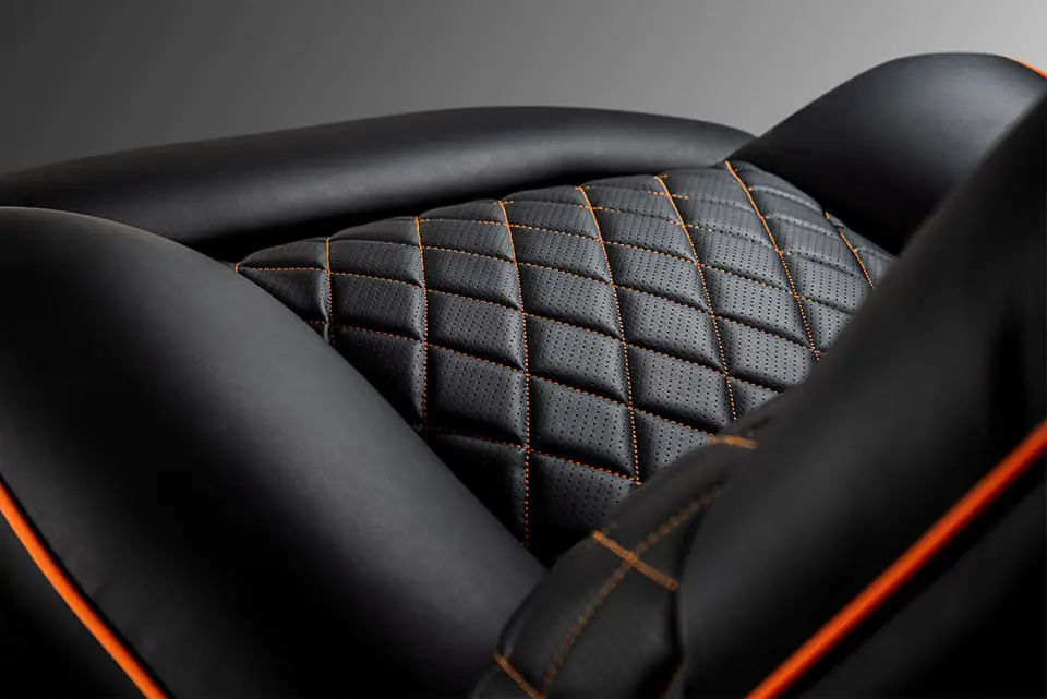 Cougar OVERLORD Gaming Sofa Chair - PVC leatherette, Black Orange, 150kg weight support 34 OVERLORD A 01