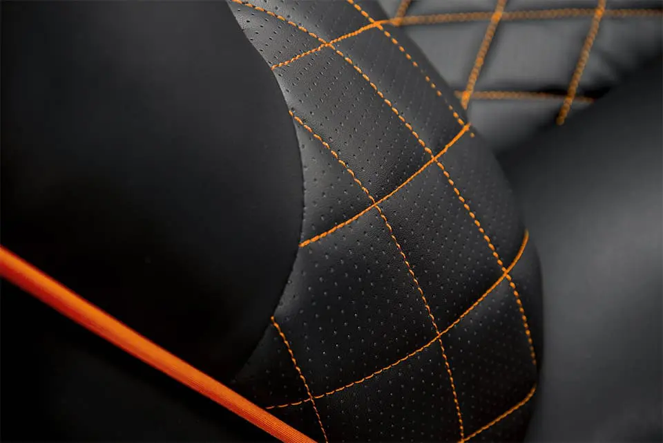 Cougar OVERLORD Gaming Sofa Chair - PVC leatherette, Black Orange, 150kg weight support 35 OVERLORD A 02