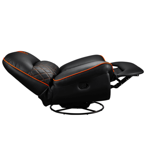 Cougar OVERLORD Gaming Sofa Chair - PVC leatherette, Black Orange, 150kg weight support
