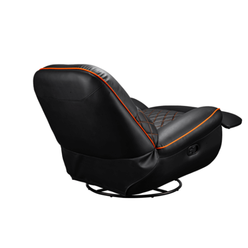 Cougar OVERLORD Gaming Sofa Chair - PVC leatherette, Black Orange, 150kg weight support