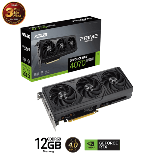 ASUS PRIME GeForce RTX 4070 SUPER 12GB GDDR6X (PRIME-RTX4070S-12G) Graphics Card