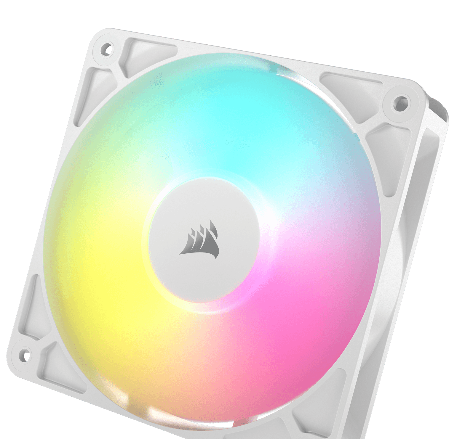 CORSAIR NAUTILUS 360 RS ARGB Liquid CPU Cooler (CW-9060095-WW) - White, 360mm radiator, 3x 120mm RS120 ARGB fans 26 Panel04 image white