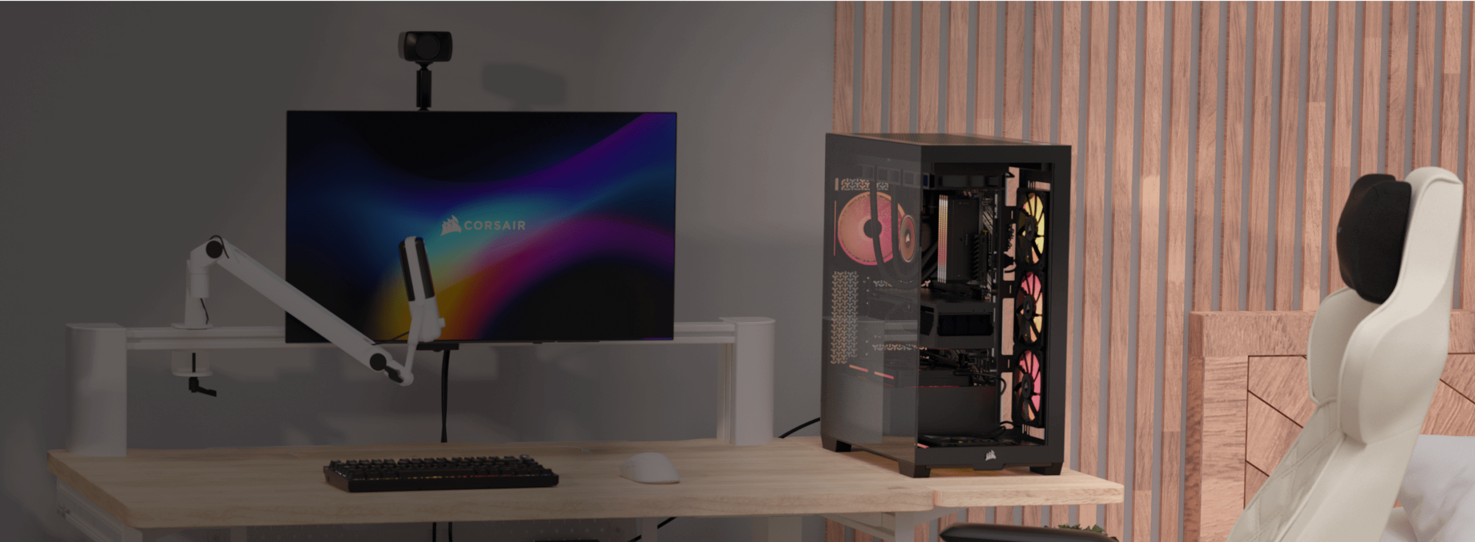 CORSAIR NAUTILUS 240 RS ARGB Liquid CPU Cooler (CW-9060092-WW) - Black, 240mm radiator, 2x 120mm RS120 ARGB fans 30