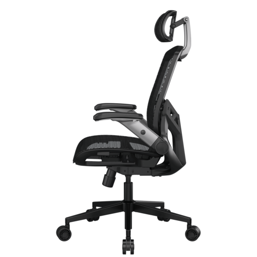 Cougar SPEEDER ONE Ergonomic Gaming Chair - Black, Mesh fabric, 2D armrest, 3D headrest