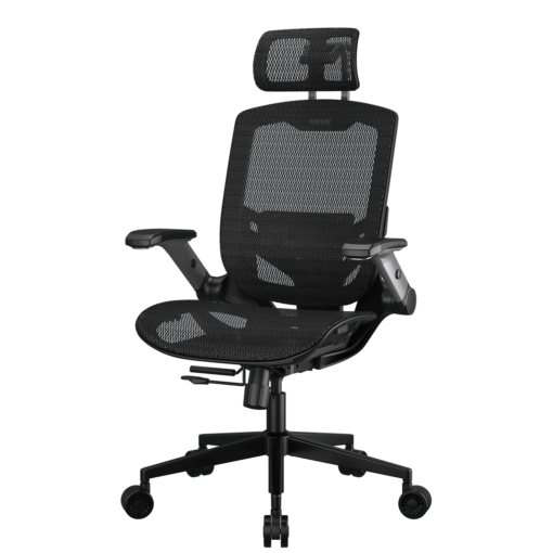 Cougar SPEEDER ONE Ergonomic Gaming Chair - Black, Mesh fabric, 2D armrest, 3D headrest