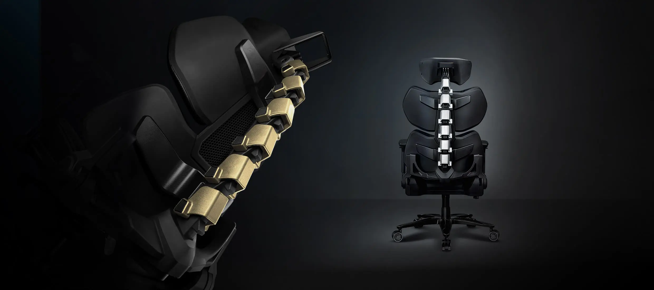 Cougar Terminator Elite Silver Egronomic Gaming Chair 34 TERMINATOR ELITE banner bg01
