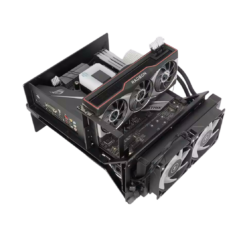 XTIA Xproto ATX V2 Black Case - aluminum alloy, water cooling open frame, support RTX 4090, ATX psu, 240 AIO 9 XTIA Xproto ATX V2 Black picture 2