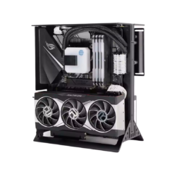 XTIA Xproto ATX V2 Black Case - aluminum alloy, water cooling open frame, support RTX 4090, ATX psu, 240 AIO 8 XTIA Xproto ATX V2 Black picture 4