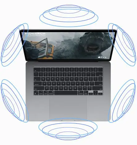 Apple MacBook Air M2 2024 8GPU Midnight (MC7X4) Laptop - Apple M2 Chip (8C CPU, 8C GPU 16C Neural Engine), 16GB RAM, 256GB SSD, 13.6" Liquid Retina (2560x1664), USB-C 30W 42 display sound ezhd4vzi748y large
