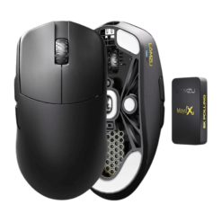 Lamzu MAYA X (dongle 8KHz included) Wireless Gaming Mouse - Lightweight 47g, Wireless 8KHz Champion, Chip MCU Nordic, Omron Optical Switch 40 lamzu maya x black product 1