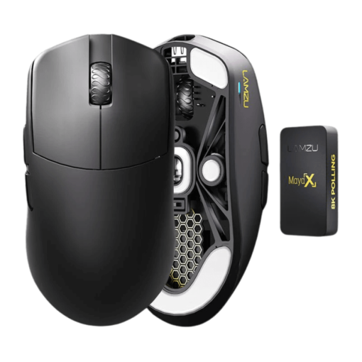 Lamzu MAYA X (dongle 8KHz included) Wireless Gaming Mouse - Lightweight 47g, Wireless 8KHz Champion, Chip MCU Nordic, Omron Optical Switch