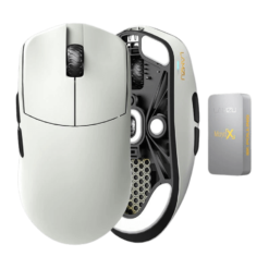 Lamzu MAYA X (dongle 8KHz included) Wireless Gaming Mouse - Lightweight 47g, Wireless 8KHz Champion, Chip MCU Nordic, Omron Optical Switch 41 lamzu maya x cloud grey product 4