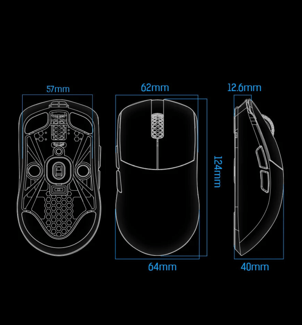 Lamzu MAYA X (dongle 8KHz included) Wireless Gaming Mouse - Lightweight 47g, Wireless 8KHz Champion, Chip MCU Nordic, Omron Optical Switch 65 lamzu maya x page 12