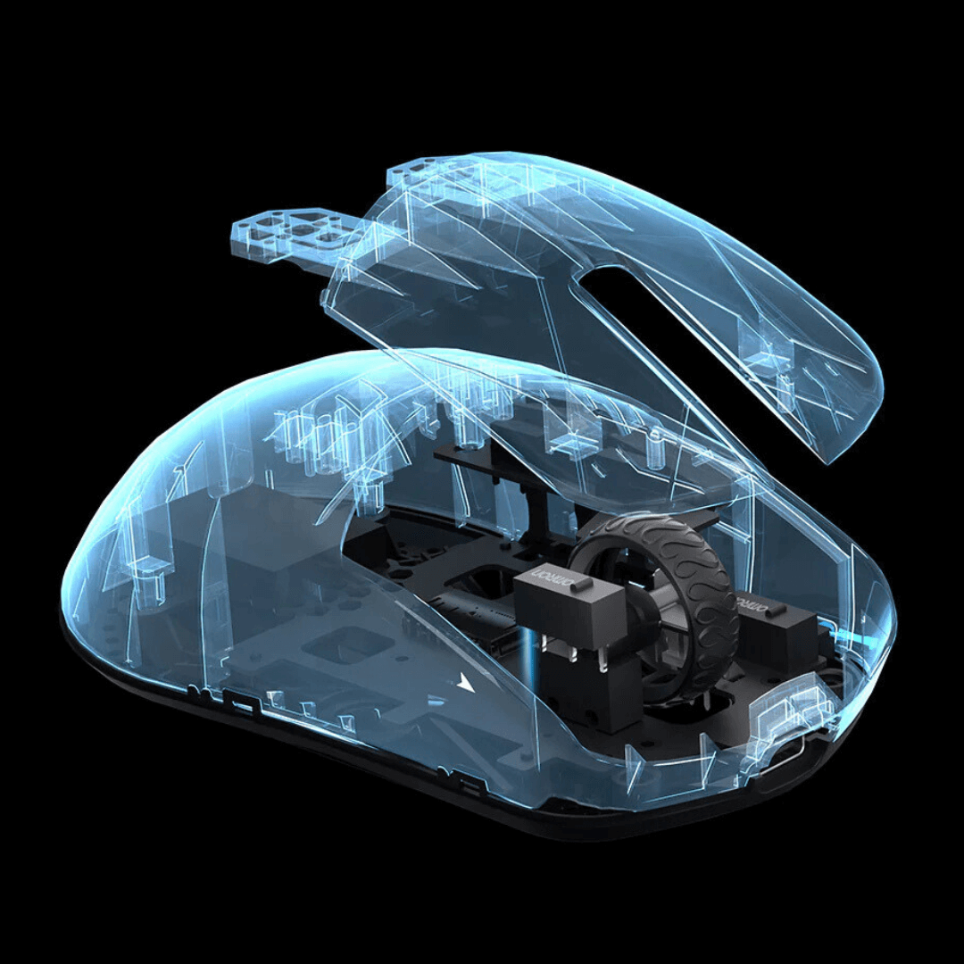 Lamzu MAYA X (dongle 8KHz included) Wireless Gaming Mouse - Lightweight 47g, Wireless 8KHz Champion, Chip MCU Nordic, Omron Optical Switch 83 lamzu maya x page mb 8