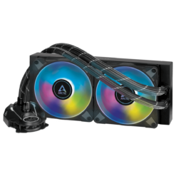ARCTIC Liquid Freezer II 240 A-RGB AIO Liquid CPU Cooler - Black, 240mm Radiator, PWM-Controlled Pump, Fan Speed: 200-1800 RPM, AM5 - LGA1700 Compatible 9 liquid freezer ii 240 argb g00