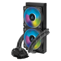 ARCTIC Liquid Freezer II 240 A-RGB AIO Liquid CPU Cooler - Black, 240mm Radiator, PWM-Controlled Pump, Fan Speed: 200-1800 RPM, AM5 - LGA1700 Compatible 15 liquid freezer ii 240 argb g08
