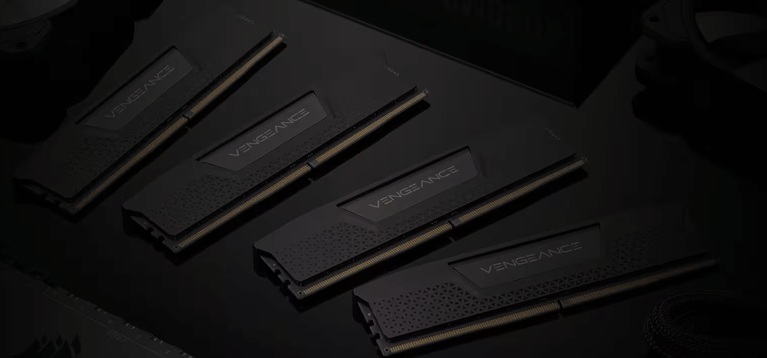 CORSAIR Vengeance 32GB Memory Kit - Black, 32GB (2x16GB) DDR5, 5600MHz, CL40 (CMK32GX5M2B5600C40) 32