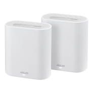 ASUS ExpertWiFi EBM68 2 packs Router - White, AX7800 Tri-band Business Mesh WiFi 6 System 51 w184