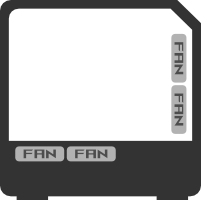 Lian Li LANCOOL 207 Digital Black Case - 6.5" LCD Screen, 2x140mm PWM front, 2x120mm PWM bottom fans pre-Installed 22 207 c03