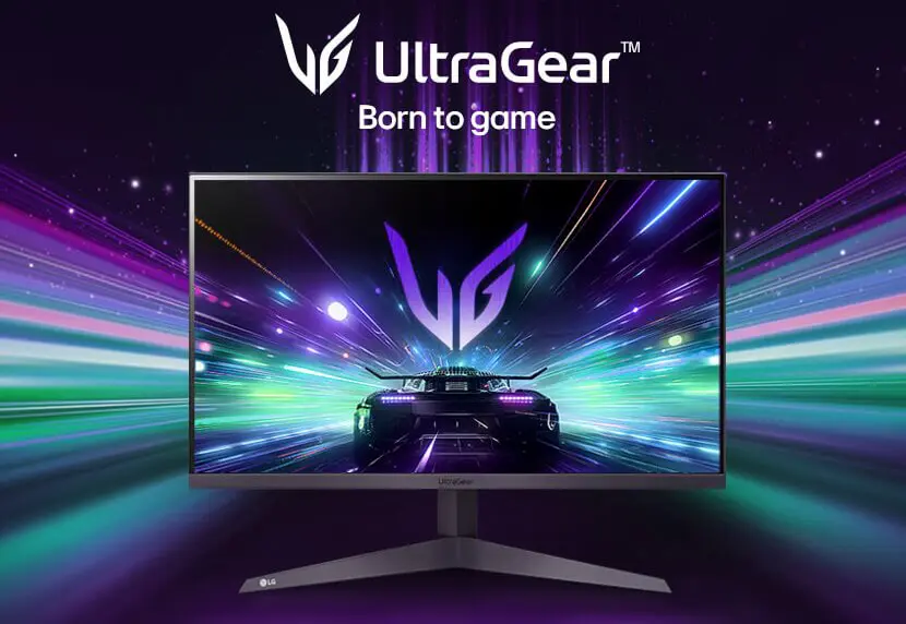 LG Ultragear 24GS50F-B Gaming Monitor - 24 inch FHD (1920x1080), 180Hz 1ms MBR, HDR 10, VA 16:9 29 24GS50F B mb 1