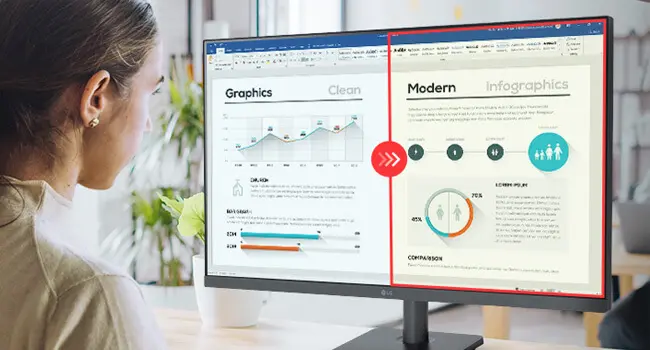 LG 27MS500-B Monitor - 27 inch FHD (1920x1080), 100Hz 5ms, IPS 16:9 21 27MS500 B page 8