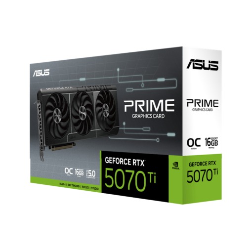 ASUS Prime GeForce RTX 5070Ti OC Edition 16GB GDDR7 (PRIME-RTX5070TI-O16G) Graphics Card