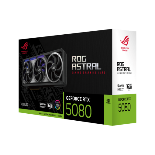 ASUS ROG Astral GeForce RTX 5080 16GB GDDR7 (ROG-ASTRAL-RTX5080-16G-GAMING) Graphics Card