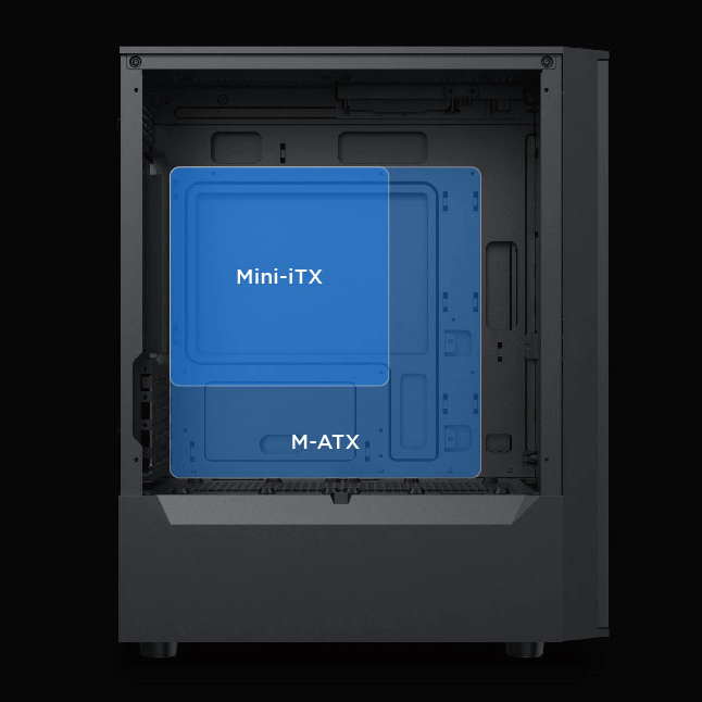 XIGMATEK MYX II 3F (EN45950) Tempered Case - M-ATX, 3x 120mm RGB Fans 25 MYX AIR II 3F EN45950 page 4