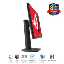 ASUS ROG Strix XG27ACS Gaming Monitor - 27 inch, 2K (2560x1440), IPS, 180Hz, 1ms GTG, ELMB, G-Sync compatible, FreeSync, DisplayHDR™ 400, Tripod socket 13 ROG STRIX XG27ACS 05