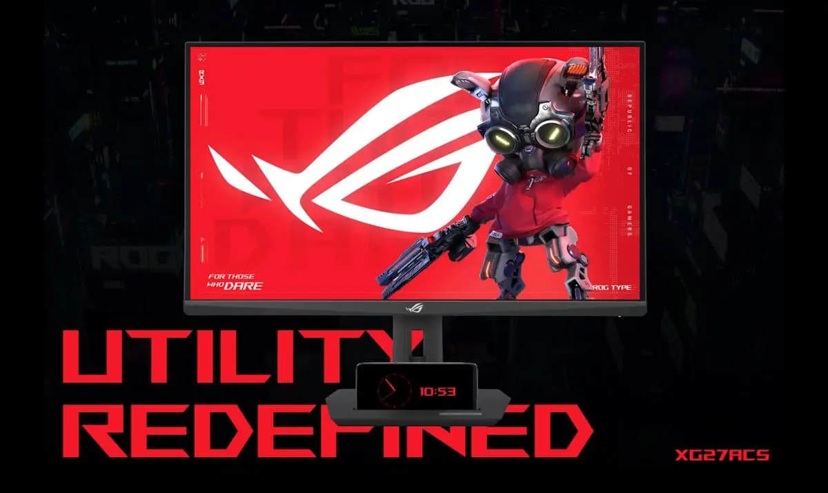 ASUS ROG Strix XG27ACS Gaming Monitor - 27 inch, 2K (2560x1440), IPS, 180Hz, 1ms GTG, ELMB, G-Sync compatible, FreeSync, DisplayHDR™ 400, Tripod socket 16 XG27ACS page 1