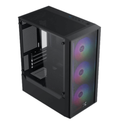 XIGMATEK MYX AIR II 3F (EN45967) Tempered Case - M-ATX, 3x 120mm RGB Fans 7 XIGMATEK MYX AIR II 3F product 2