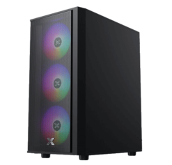 XIGMATEK MYX AIR II 3F (EN45967) Tempered Case - M-ATX, 3x 120mm RGB Fans 9 XIGMATEK MYX AIR II 3F product 4