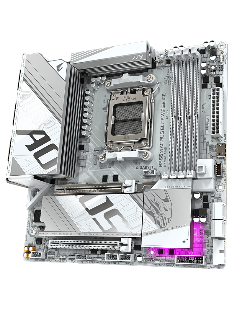 B850M AORUS ELITE WIFI6E ICE Mainboard 20 hero 1 1