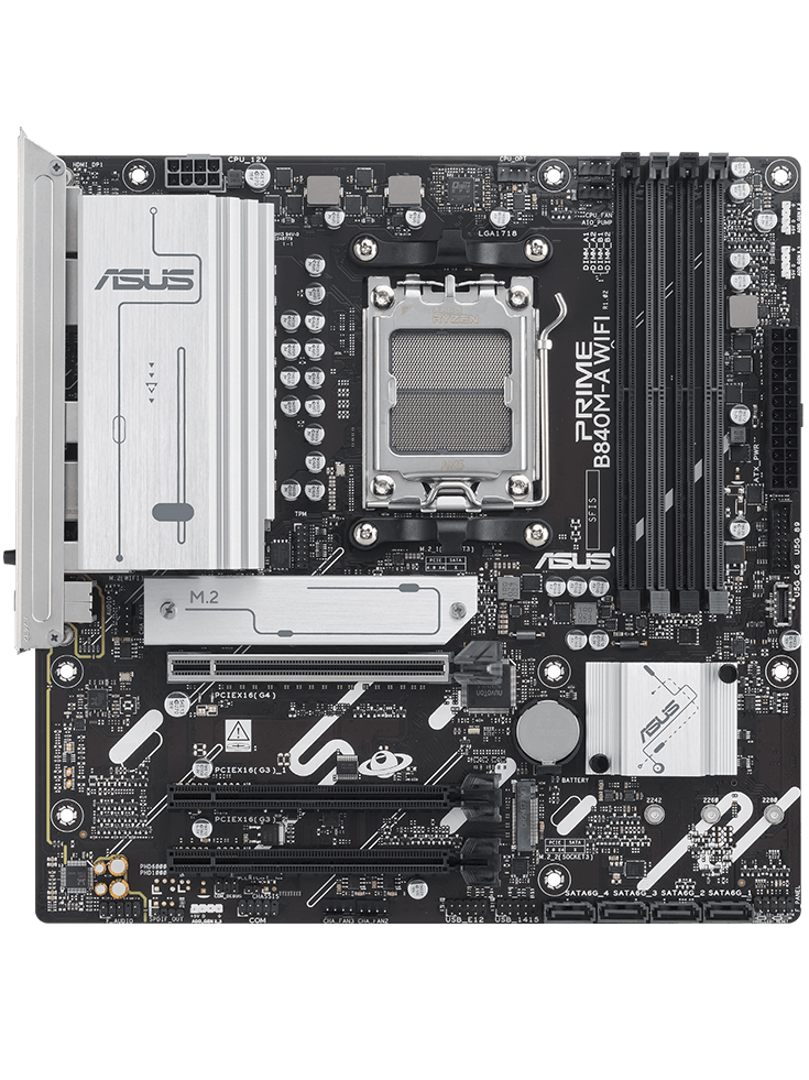 ASUS PRIME B840M-A WIFI-CSM Mainboard 19 pd