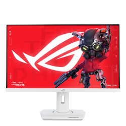 ASUS ROG Strix XG27ACS-W Gaming Monitor - White, 27 inch, 2K (2560x1440), IPS, 180Hz, 1ms GTG, ELMB, G-Sync compatible, FreeSync, DisplayHDR™ 400, Tripod socket 56 w250