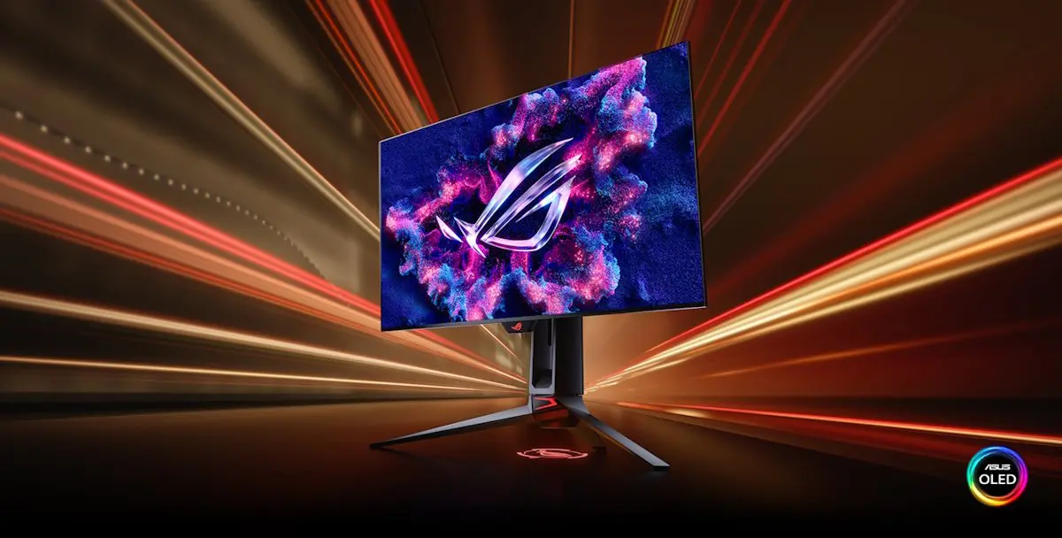 ASUS ROG Swift OLED PG27AQDP Gaming Monitor - 27 inch, QHD (2560 x 1440), WOLED panel, 480 Hz (above 360Hz), 0.03 ms (GTG), G-SYNC Compatible 12 width1200 1