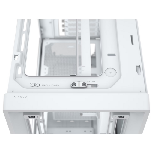 CORSAIR FRAME 4000D White Tempered Glass Modular Mid Tower PC Case