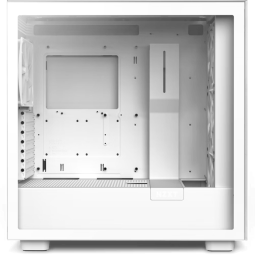 NZXT H7 Elite RGB Matte White (2024) Premium ATX Mid-Tower Case - All White, 3x F140 RGB Core Fan + 1x F140Q Fan + RGB Controller
