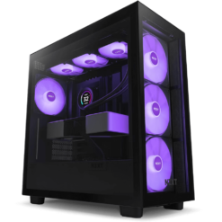 NZXT H7 Elite RGB Matte Black (2024) Premium ATX Mid-Tower Case - All Black, 3x F140 RGB Core Fan + 1x F140Q Fan + RGB Controller 7 1680241561 h7 elite rgb black system