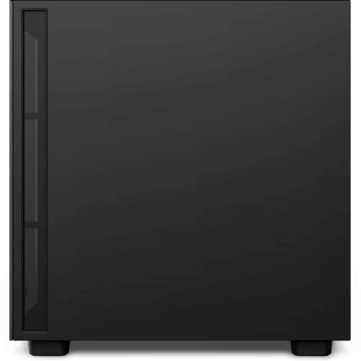 NZXT H7 Elite RGB Matte Black (2024) Premium ATX Mid-Tower Case - All Black, 3x F140 RGB Core Fan + 1x F140Q Fan + RGB Controller