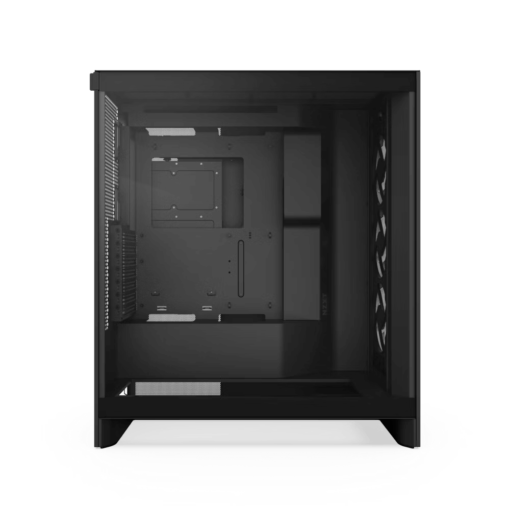 NZXT H7 Flow RGB Matte Black (2024) Mid-Tower ATX Airflow Case - All Black, F360 RGB Core Fan
