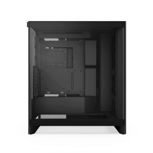 NZXT H7 Flow Matte Black (2024) Mid-Tower ATX Airflow Case - All Black, 3x F120Q Airflow Fan