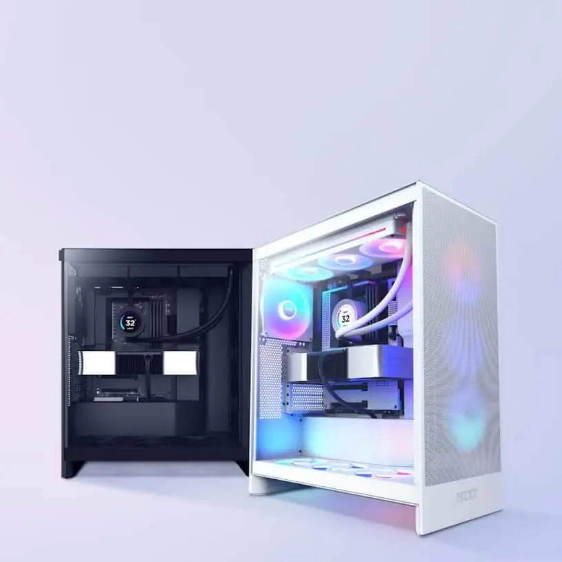 NZXT H7 Elite RGB Matte Black (2024) Premium ATX Mid-Tower Case - All Black, 3x F140 RGB Core Fan + 1x F140Q Fan + RGB Controller 13 1715969046 collection hero bg mb